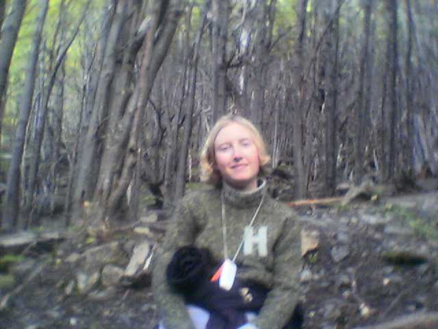 In het bos, tijdens de beklimming naar Las Torres